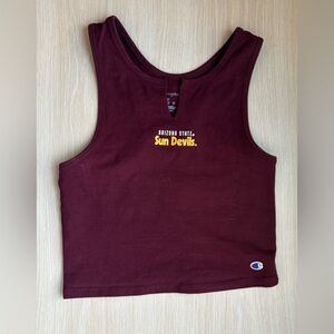 Champion Maroon Arizona State Sun Devils Crop Tank
